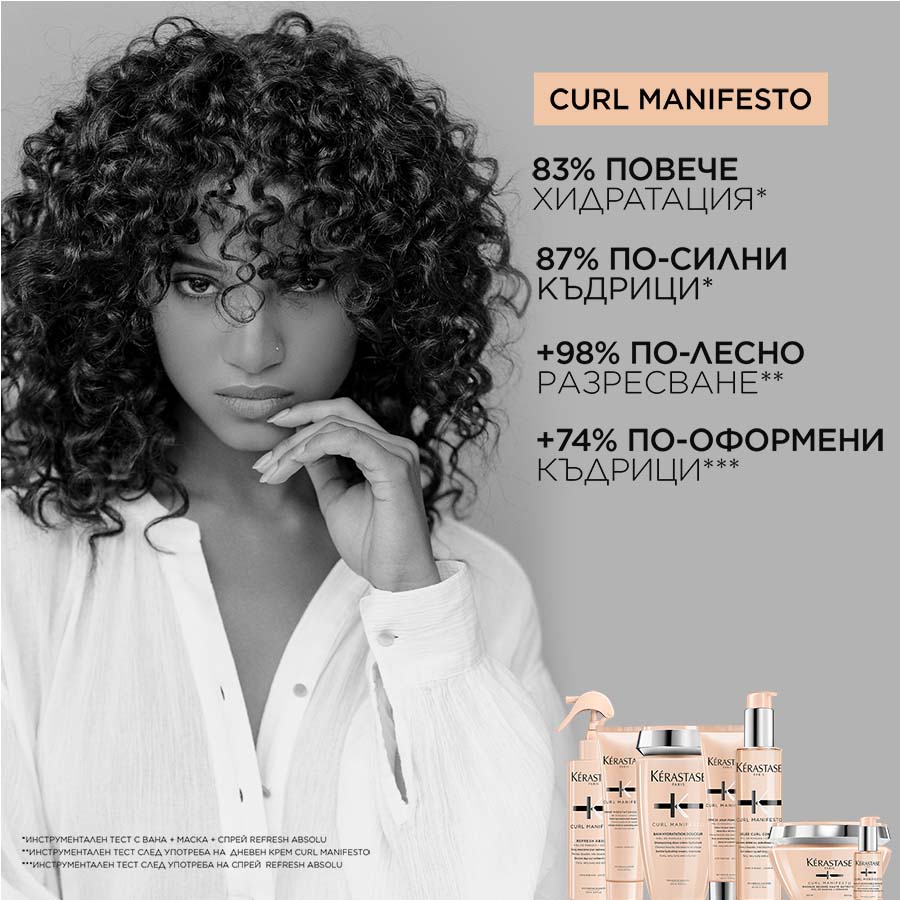 Kèrastase Curl Manifesto Хидратиращ крем-шампоан 250мл