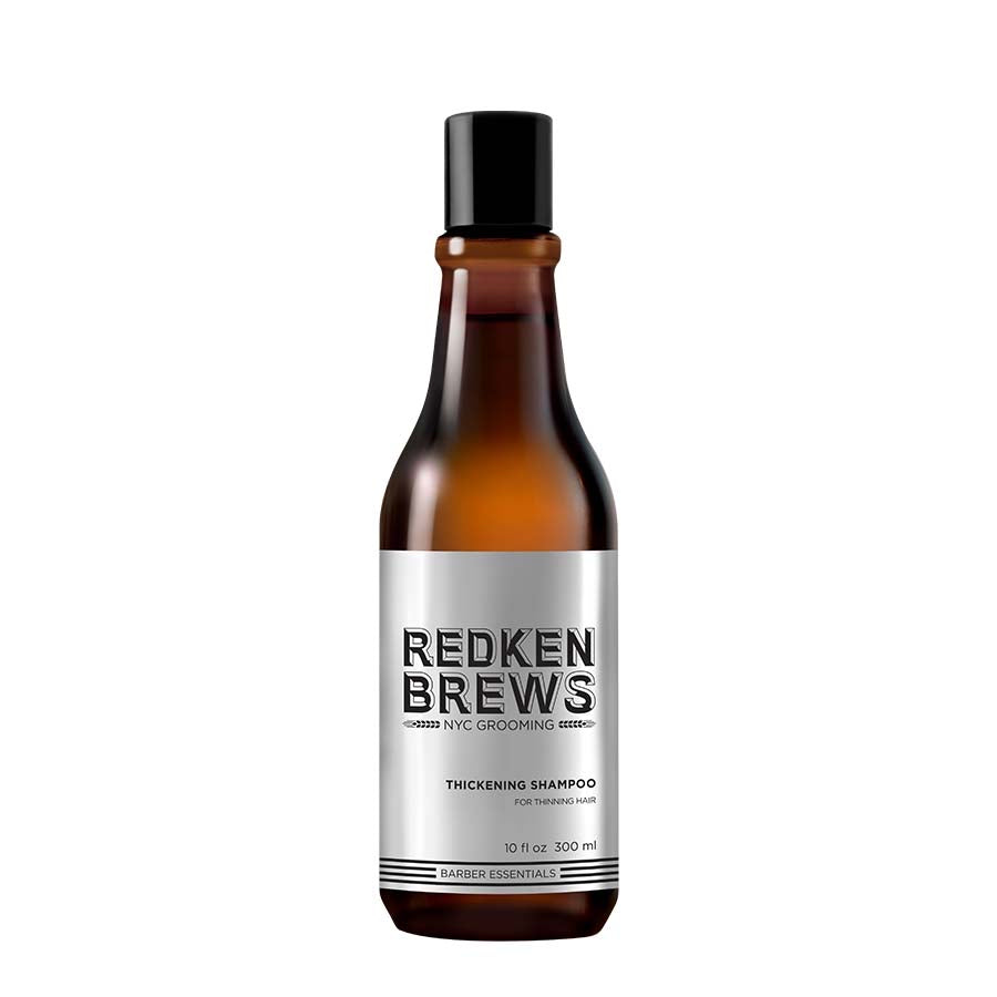 Redken Brews Thickening Shampoo 300ml Уплътняващ шампоан за фина и тънка коса за мъже