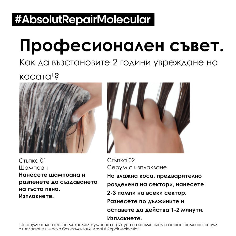 Шампоан L’Orèal Professionnel Absolut Repair Molecular 300ml