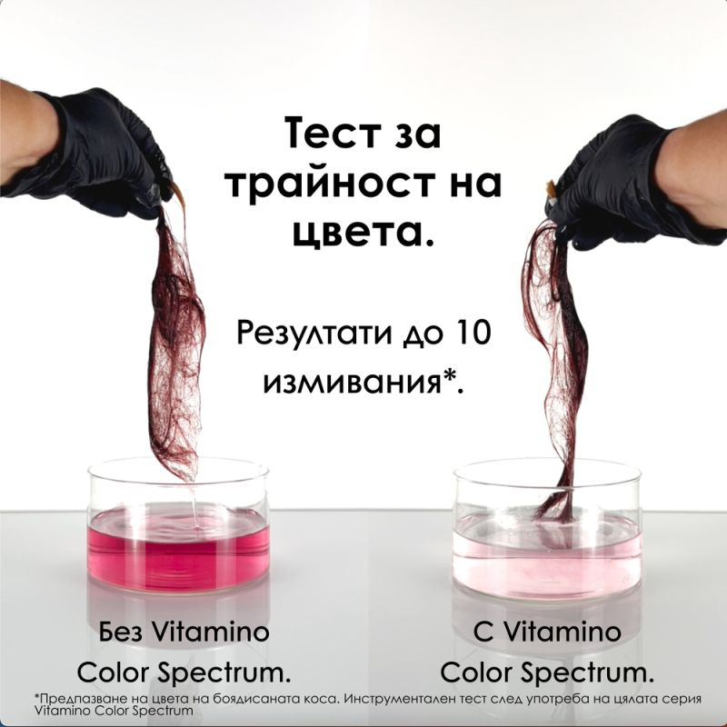 Vitamino Color Spectrum Shampoo
Шампоан за боядисана коса 300 мл