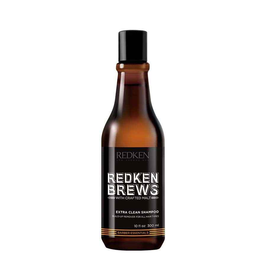 Redken Brews Men's Extra Clean Shampoo 300ml Дълбоко почистващ шампоан за всеки тип коса за мъже