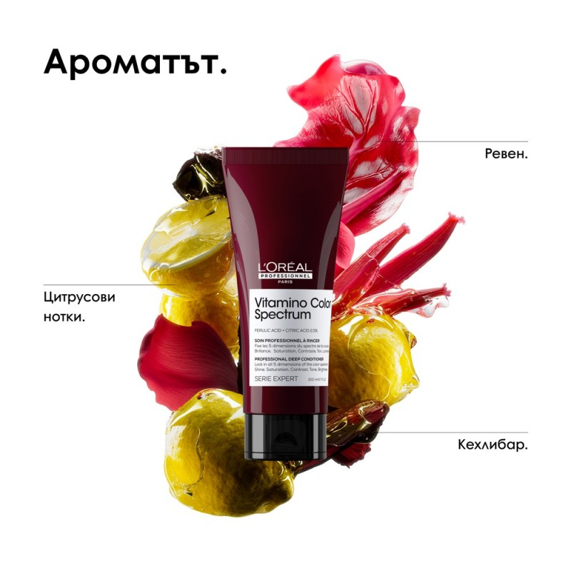 Vitamino Color Spectrum Conditioner
Балсам за боядисана коса 200 мл