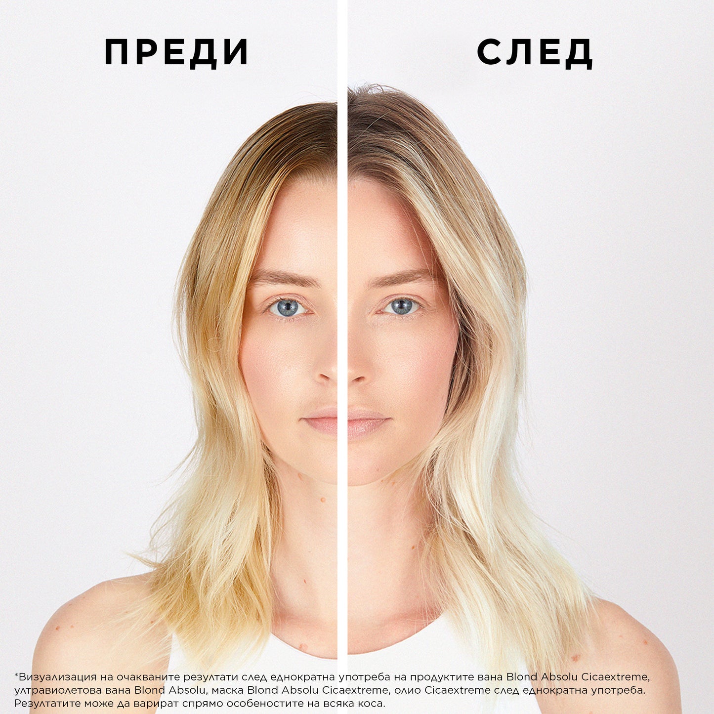 Комбинация за изсветлена коса Blond Absolu с подарък луксозен гребен