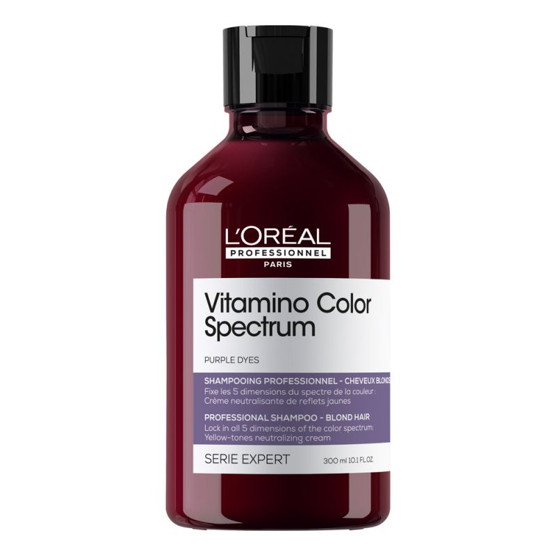 Vitamino Color Spectrum Purple Shampoo
Неутрализиращ шампоан за боядисана коса 300 мл