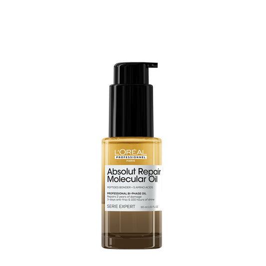 Двуфазно олио за блясък Absolut Repair Molecular 30ml