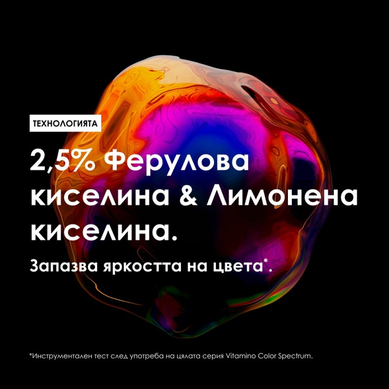 Vitamino Color Spectrum Conditioner
Балсам за боядисана коса 200 мл