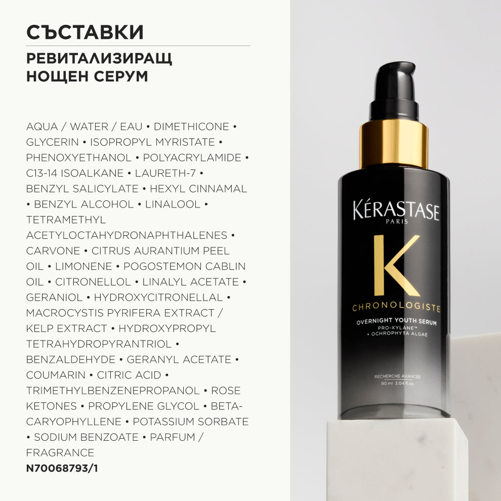 Ревитализиращ нощен серум Chronologiste Night Serum 90ml