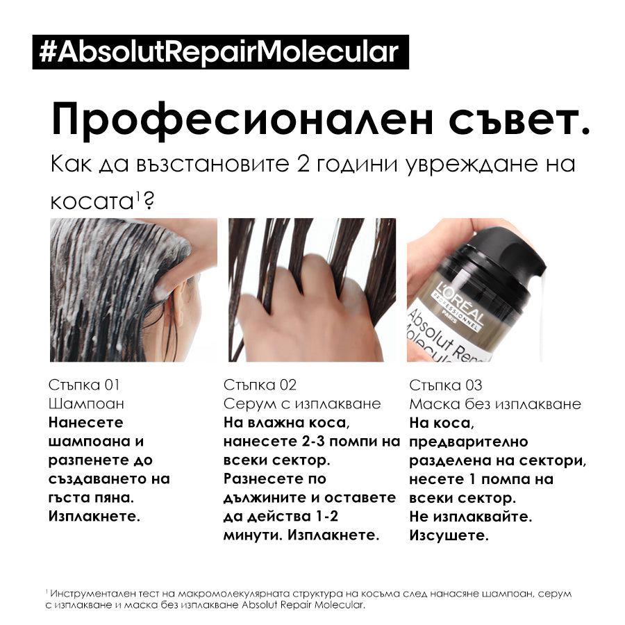 Маска без изплакване L’Orèal Professionnel Absolut Repair Molecular 100ml