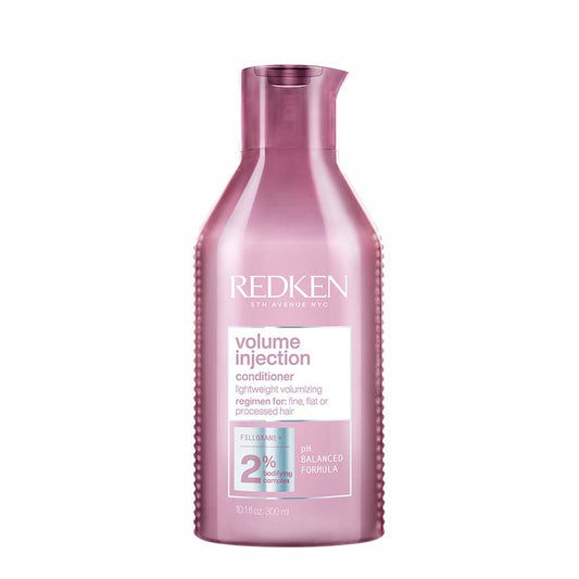 Redken Volume Injection Conditioner 250ml Текстуриращ балсам за незабавен обем при фина и тънка коса