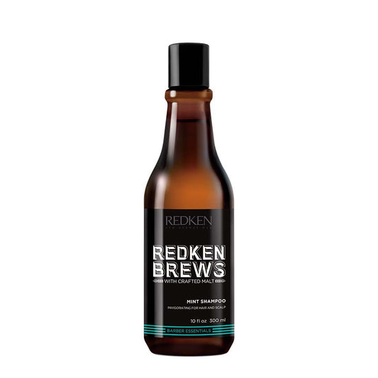 Redken Brews Men's Mint Shampoo 300ml Ментов шампоан за всеки тип коса за мъже