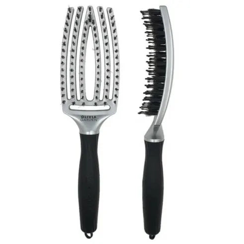 Четка за разресване Olivia Garden Finger Brush Silver