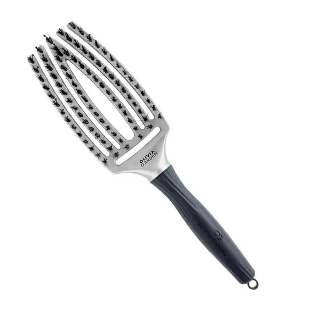 Четка за разресване Olivia Garden Finger Brush Silver