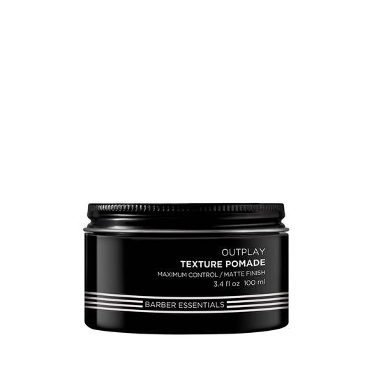 Redken Brews Men's Outplay Texture Pomade 100ml Текстуриращ крем със силна фиксация и матов завършек за мъже