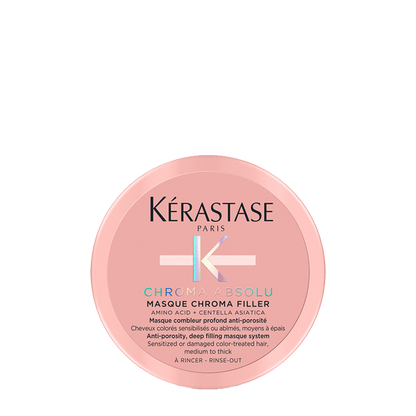 KÈRASTASE CHROMA ABSOLU MASQUE CHROMA FILLER  Подхранваща филър маска за боядисана коса мини размер 75мл