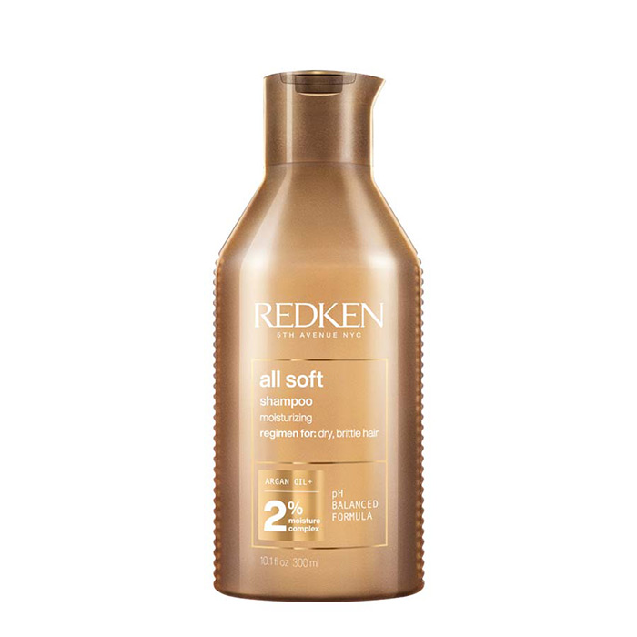 REDKEN ALL SOFT SHAMPOO Омекотяващ шампоан с арганово масло за нормална до суха коса 300мл