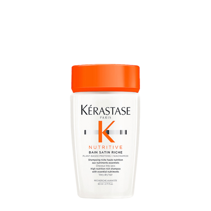 Kèrastase Nutritive Bain Satin Riche- Подхранващ шампоан за суха коса мини размер 80мл