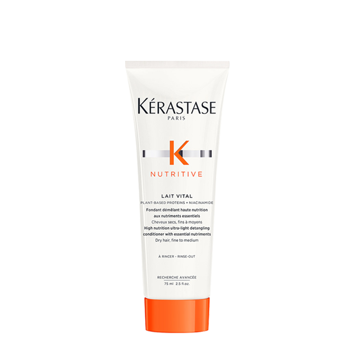 KÈRASTASE NUTRITIVE LAIT VITAL Мини подхранващо мляко за леко суха, фина до нормална коса 75 мл