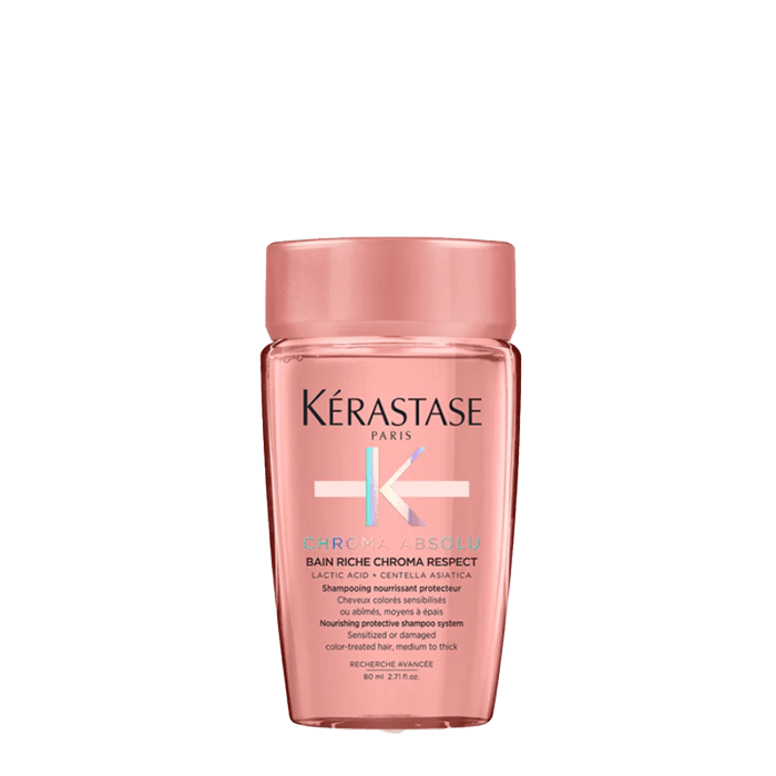 KÈRASTASE CHROMA ABSOLU BAIN RICHE CHROMA RESPECT SHAMPOO Подхранващ шампоан за боядисана коса 80мл