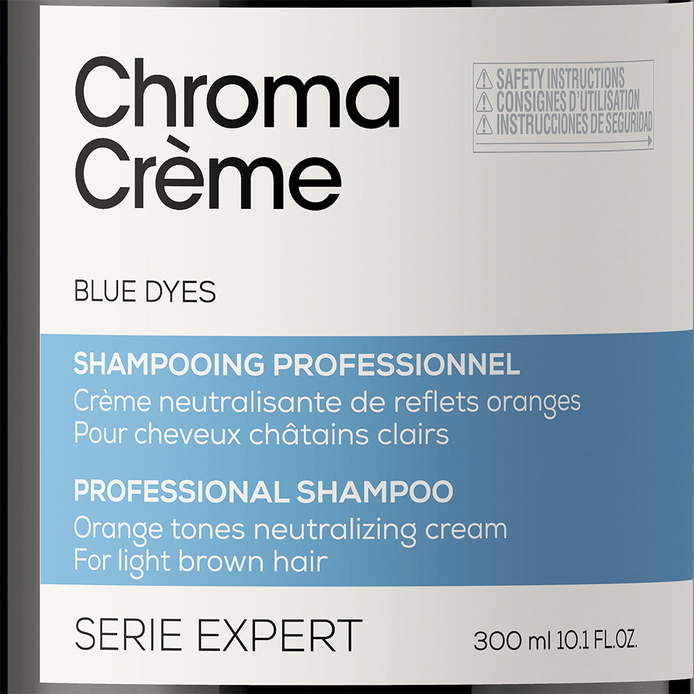 Loreal Professionnel Chroma Crème Blue Shampoo 300 ml Неутрализиращ шампоан за кестенява коса