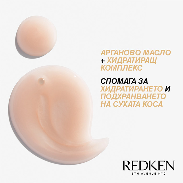 REDKEN ALL SOFT SHAMPOO Омекотяващ шампоан с арганово масло за нормална до суха коса 300мл