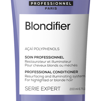 Изглаждащ и озаряващ балсам за руса коса L’Orèal Professionnel Blondifier Cool Conditioner 200ml